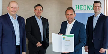 Staatsminister Thorsten Glauber ehrt HEINZ Entsorgung