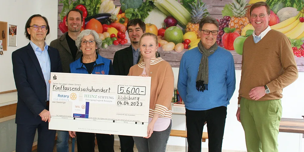 HEINZ Stiftung verdoppelt Spende des Rotary-Clubs für die Tafel Vilsbiburg